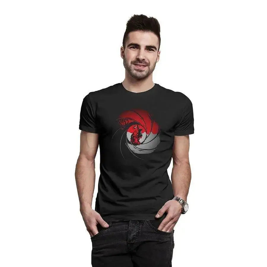 Marvel T-Shirt Deadpool Gun Barrel Fanartikel Superhelden - NerdMania