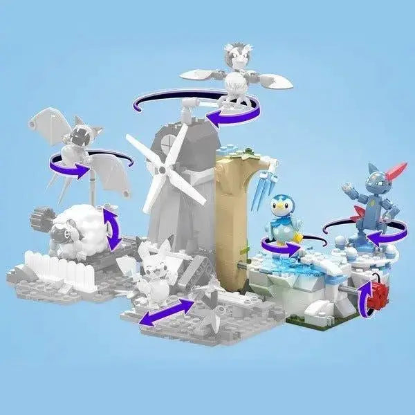 MEGA Pokémon - Plinfas und Sniebels Schneetag Bausteine Bricks Bausatz - NerdMania