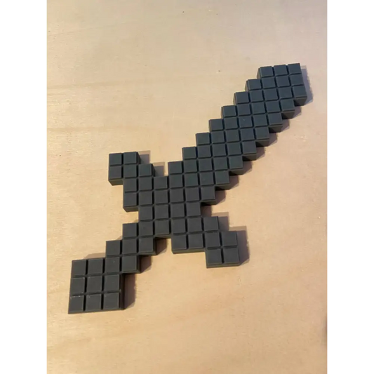 Minecraft Schwert aus Kunststoff 3D Druck Fans Sammler Minecraft Videospiele - NerdMania