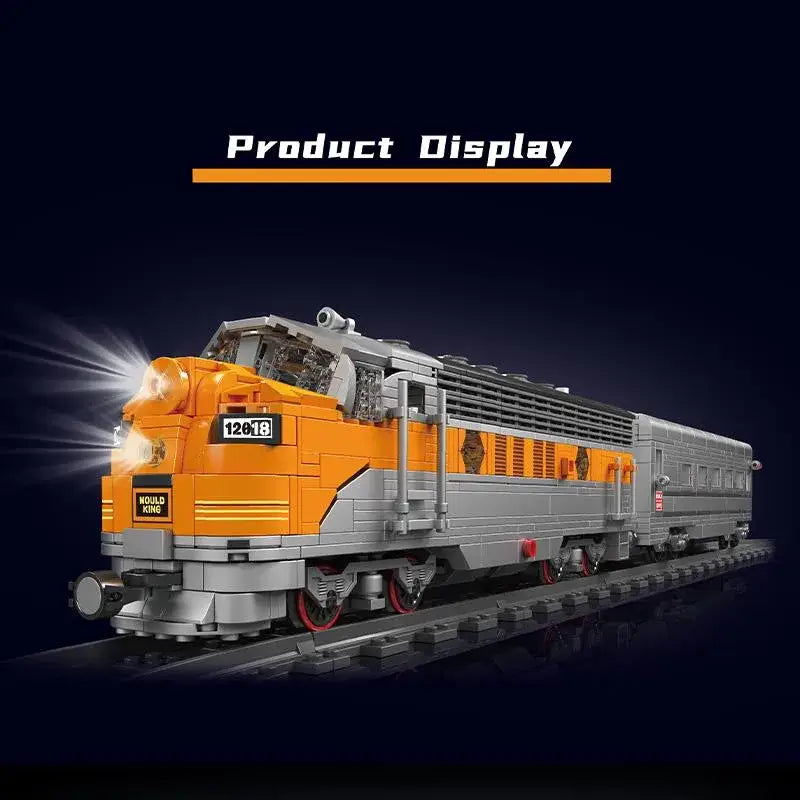 Mould King 12018S USA EMD F7 WP Power Functions Bausteine Bricks