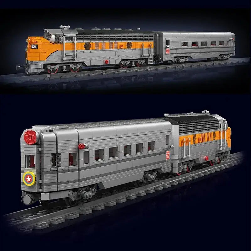 Mould King 12018S USA EMD F7 WP Power Functions Bausteine Bricks