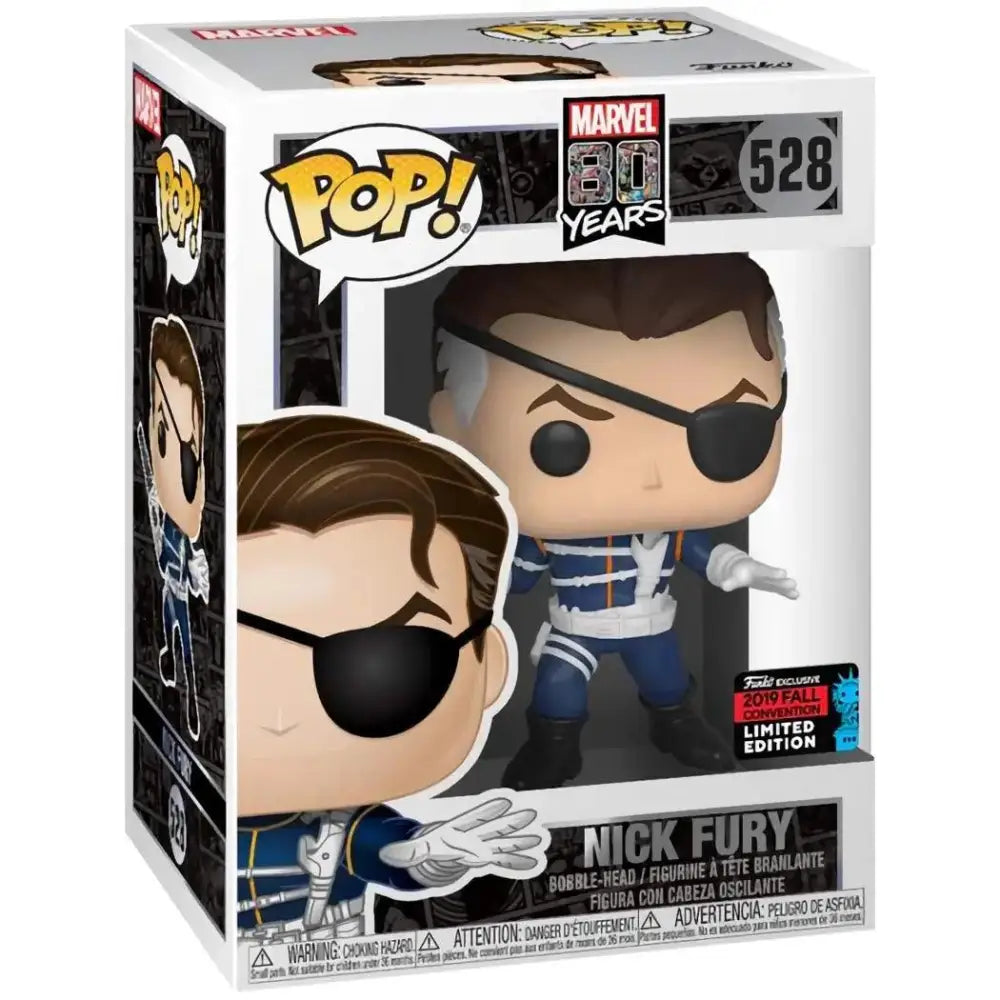 Nick Fury Marvel 80 Years Funko POP! 528 2019 Fall Convention Limited Edition Sammelfigur - NerdMania