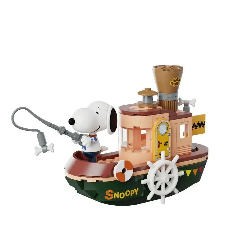 Pantasy Peanuts™ Snoopy Dampfschiff Bausteine Bricks NerdMania
