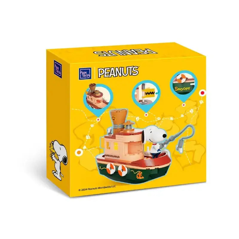 Pantasy Peanuts™ Snoopy Dampfschiff Bausteine Bricks NerdMania