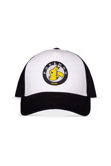 Pokémon Baseball Cap Pikachu Black & White Kappe Merch - NerdMania
