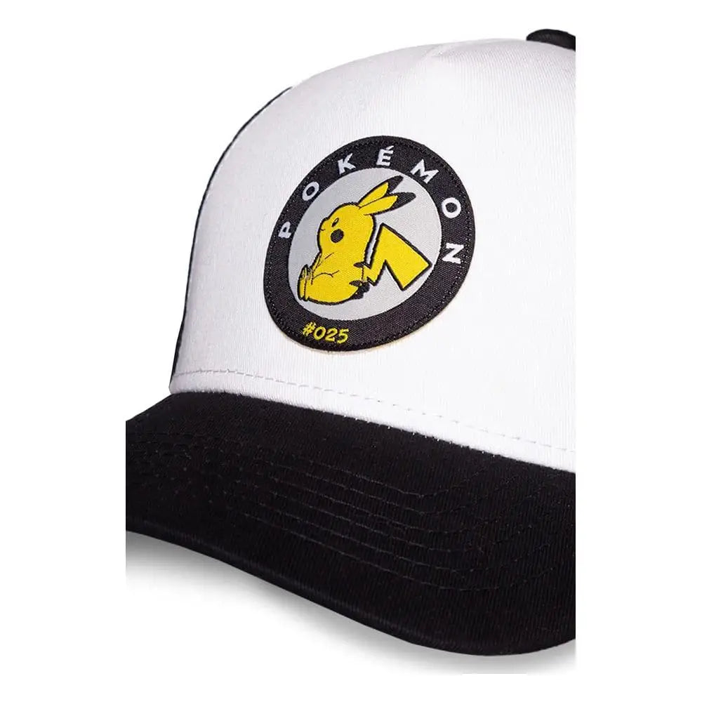 Pokémon Baseball Cap Pikachu Black & White Kappe Merch - NerdMania
