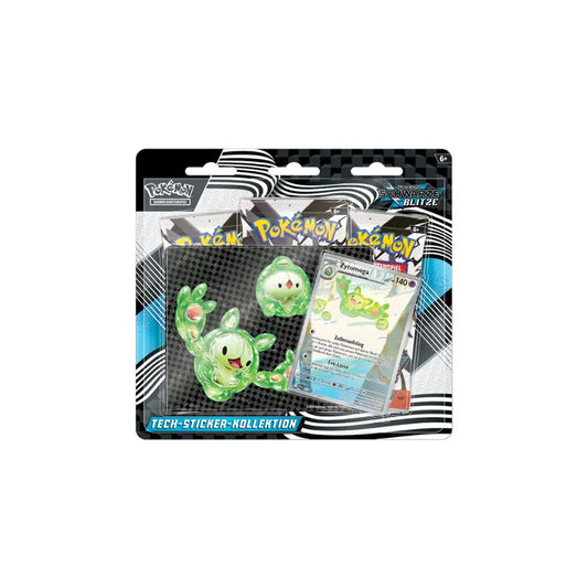 Pokémon Karmesin & Purpur Schwarze Blitze Tech Sticker Kollektion Deutsch TCG Sammelkarten NerdMania