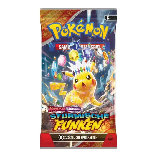 Pokémon Karmesin & Purpur – Stürmische Funken Booster Pack - Deutsch - NerdMania