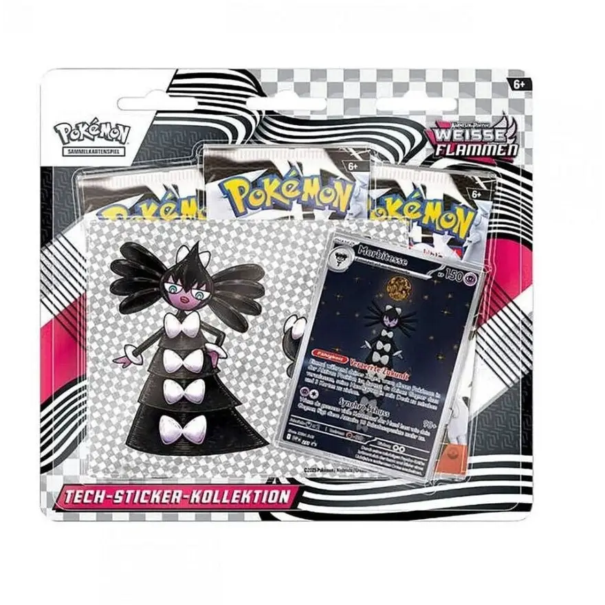 Pokémon Karmesin & Purpur Weiße Flammen Tech Sticker Kollektion Deutsch TCG Sammelkarten NerdMania