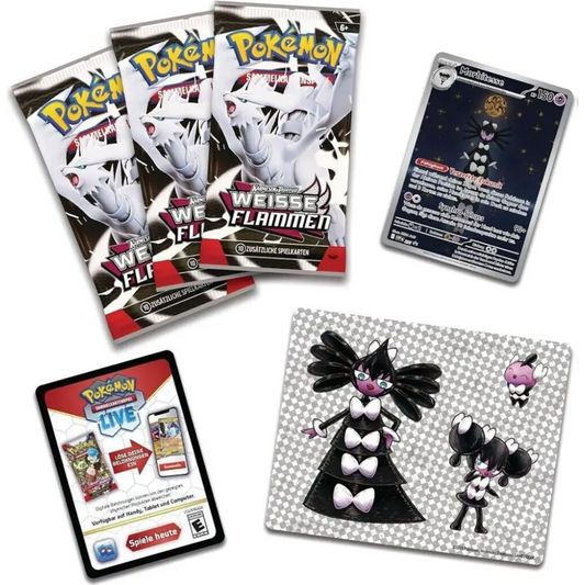 Pokémon Karmesin & Purpur Weiße Flammen Tech Sticker Kollektion Deutsch TCG Sammelkarten NerdMania