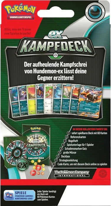 Pokémon Karten ex-Kampfdeck Hundemon-ex TCG - NerdMania