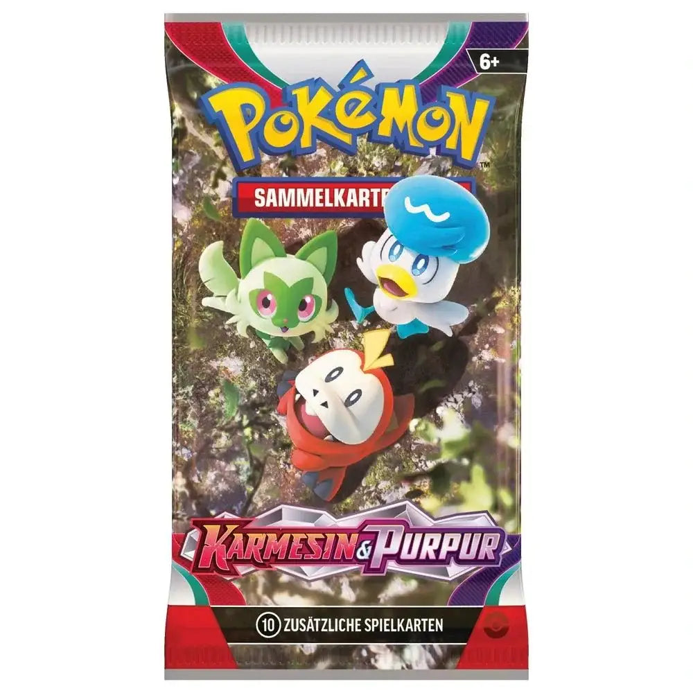 Pokémon Karten Karmesin & Purpur Booster Packs TCG Sammelkarten - NerdMania