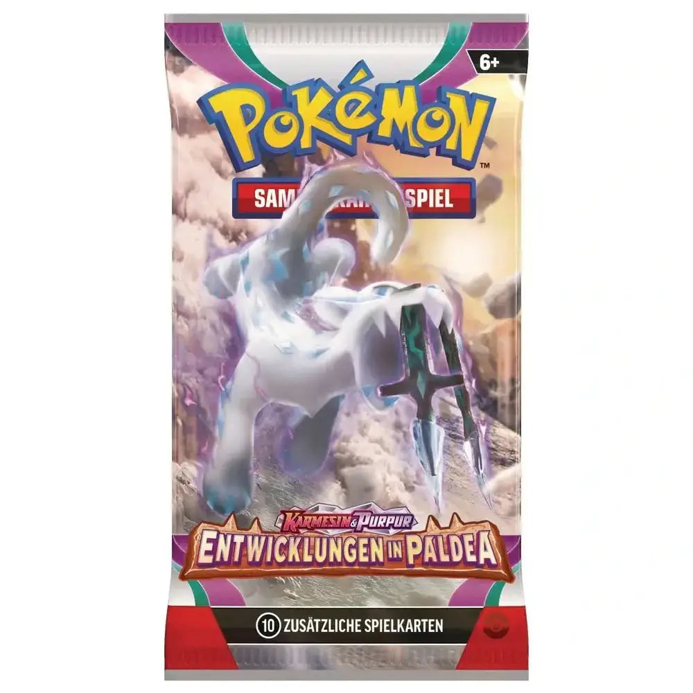 Pokémon Karten Karmesin & Purpur Entwicklungen in Paldea Booster Packs TCG Sammelkarten - NerdMania