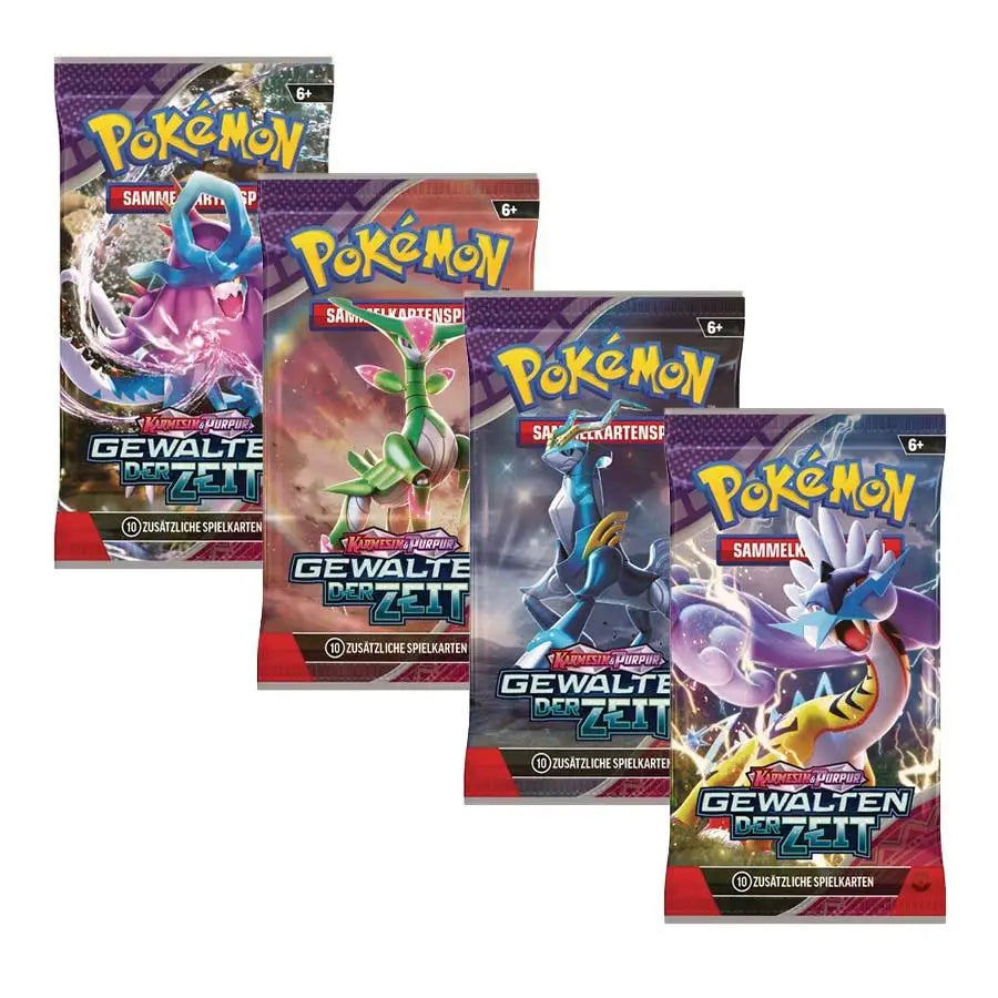 Pokémon Karten Karmesin & Purpur Gewalten der Zeit Booster Pack Sammelkarten - NerdMania