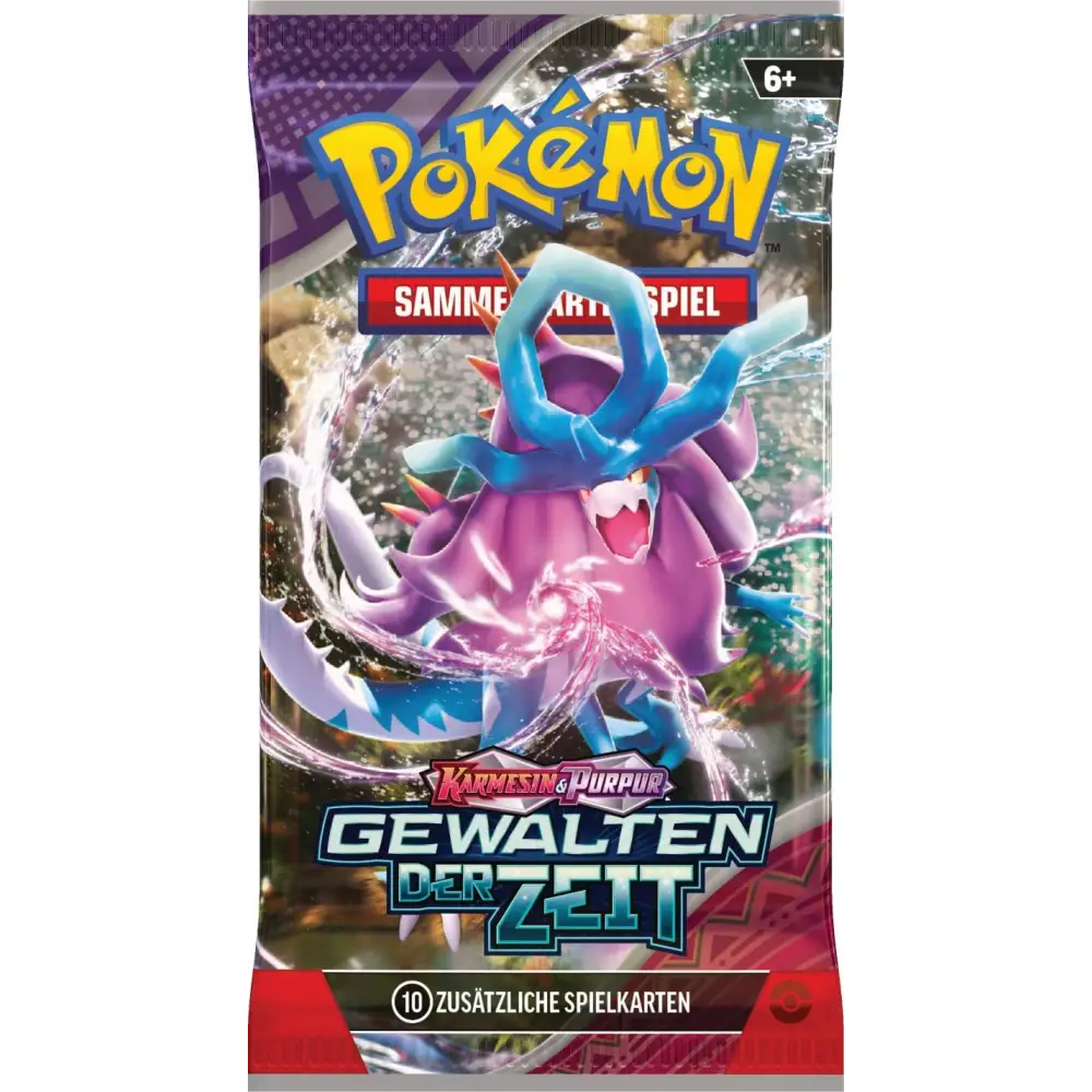 Pokémon Karten Karmesin & Purpur Gewalten der Zeit Booster Pack Sammelkarten - NerdMania