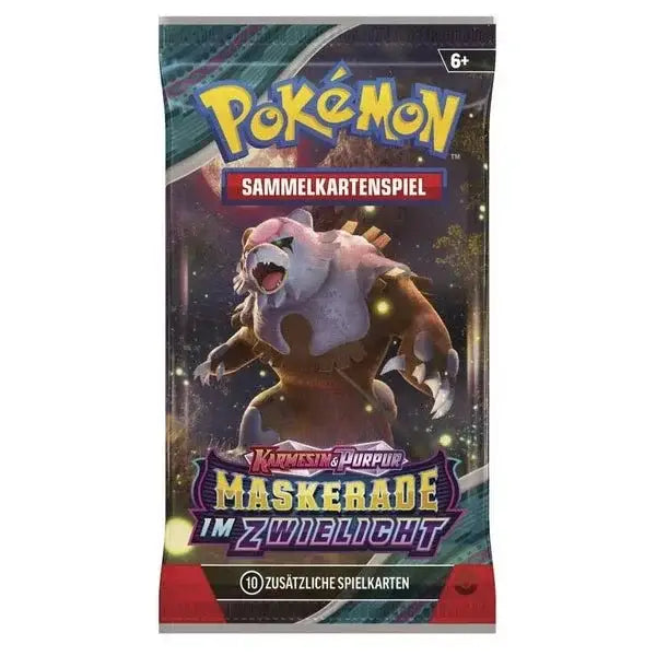 Pokémon Karten Karmesin & Purpur Maskerade im Zwielicht Booster Pack TCG - NerdMania