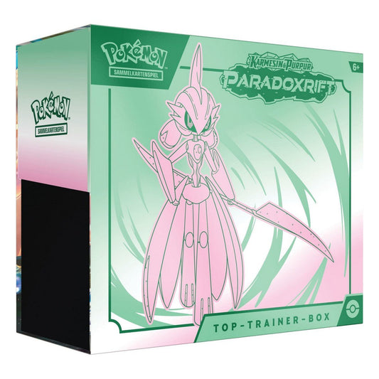 Pokémon Karten Karmesin & Purpur Paradoxrift Eisenkrieger Top-Trainer-Box TCG Sammelkarten - NerdMania