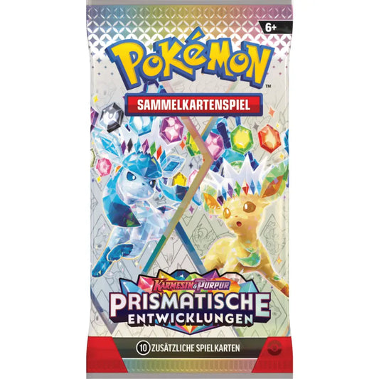 Pokémon Karten Karmesin & Purpur Prismatische Entwicklungen Booster Deutsch TCG - NerdMania