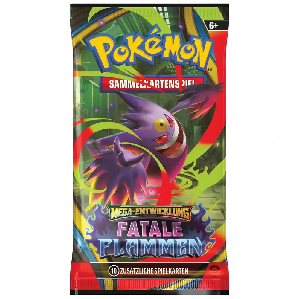 Pokémon Mega-Entwicklung Fatale Flammen ME02 Booster Pack TCG Sammelkarten NerdMania