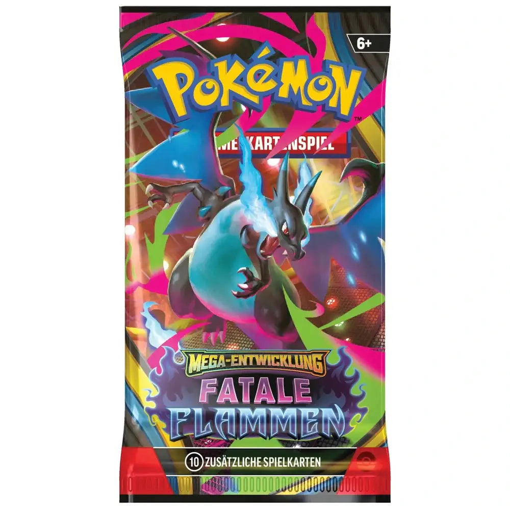 Pokémon Mega-Entwicklung Fatale Flammen ME02 Booster Pack TCG Sammelkarten NerdMania