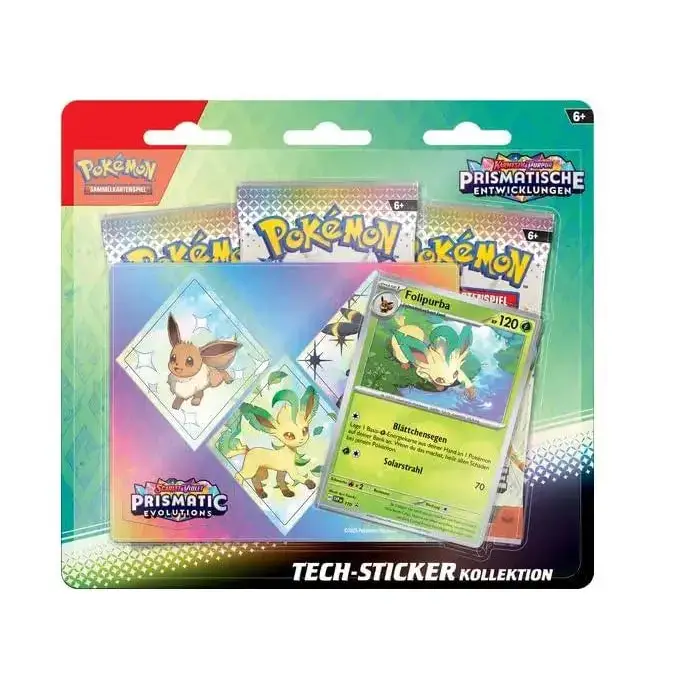 Pokémon Prismatische Entwicklungen Tech Sticker Kollektion KP8.5 DE - NerdMania