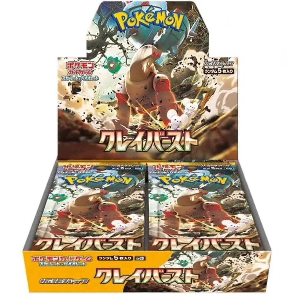 Pokémon Scarlet & Violet Clay Burst Display JP Sammelkarten TCG NerdMania