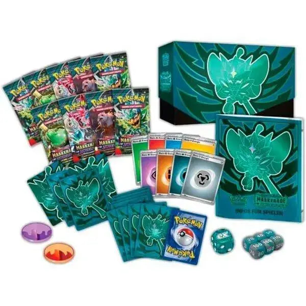 Pokémon-TCG: Karmesin & Purpur - Maskerade im Zwielicht Top-Trainer Box Sammelkarten - NerdMania