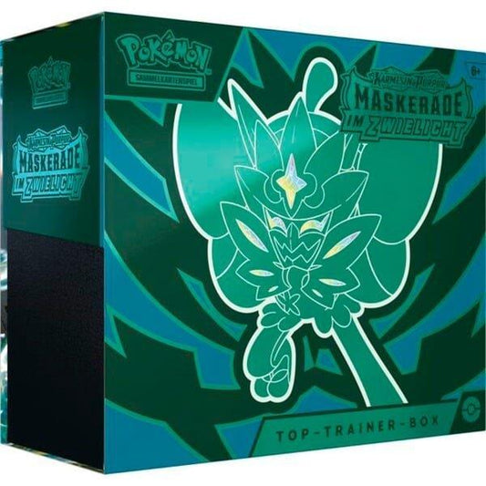 Pokémon-TCG: Karmesin & Purpur - Maskerade im Zwielicht Top-Trainer Box Sammelkarten - NerdMania