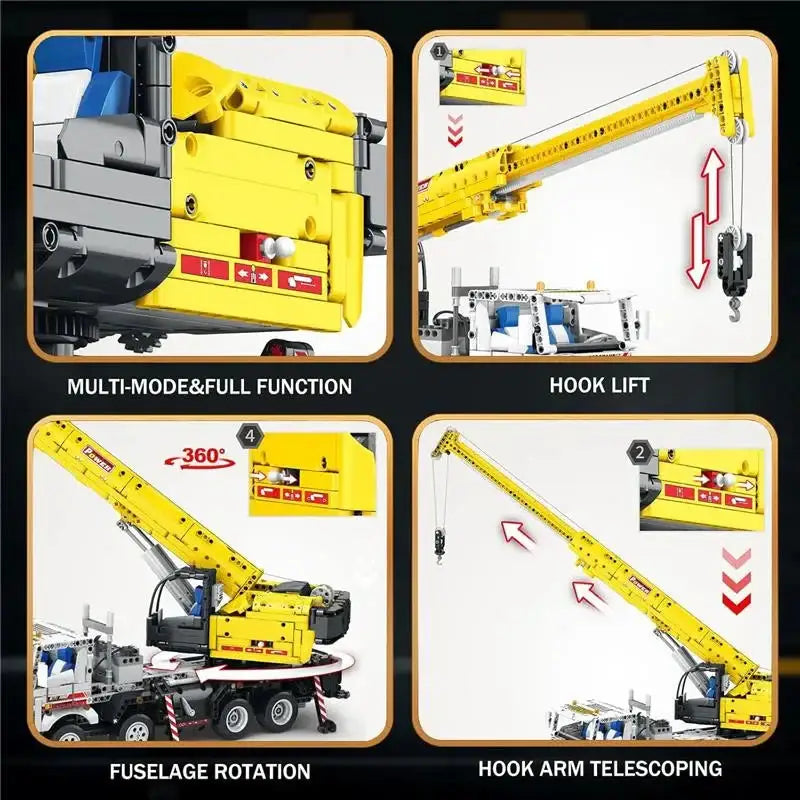 Reobrix 22007 Mobiler Baukran motorisiert Bausteine NerdMania