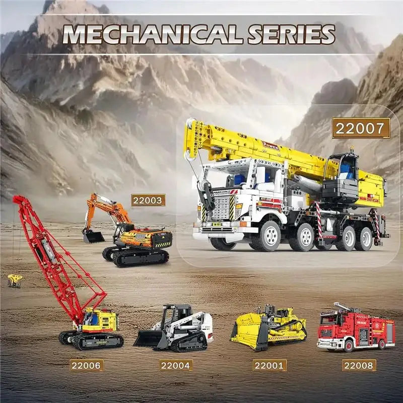 Reobrix 22007 Mobiler Baukran motorisiert Bausteine NerdMania