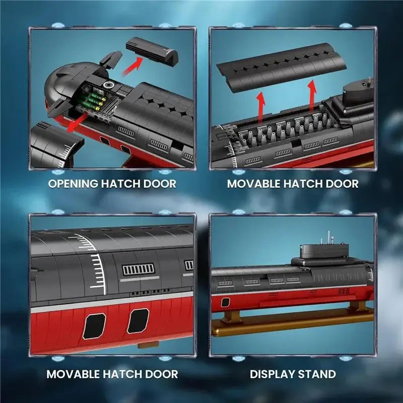 Reobrix 33048 U-Boot Shark Bausteine NerdMania