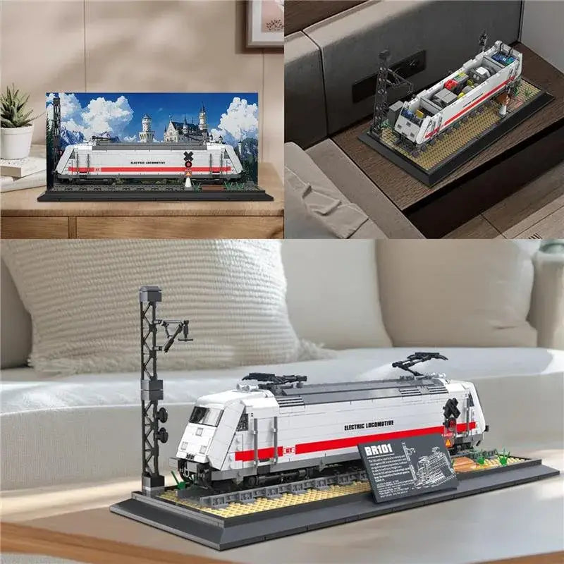 Reobrix 66802 Br101 E-Lok Eisenbahn Bausteine Bricks