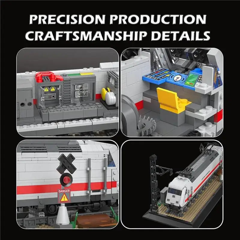 Reobrix 66802 Br101 E-Lok Eisenbahn Bausteine Bricks