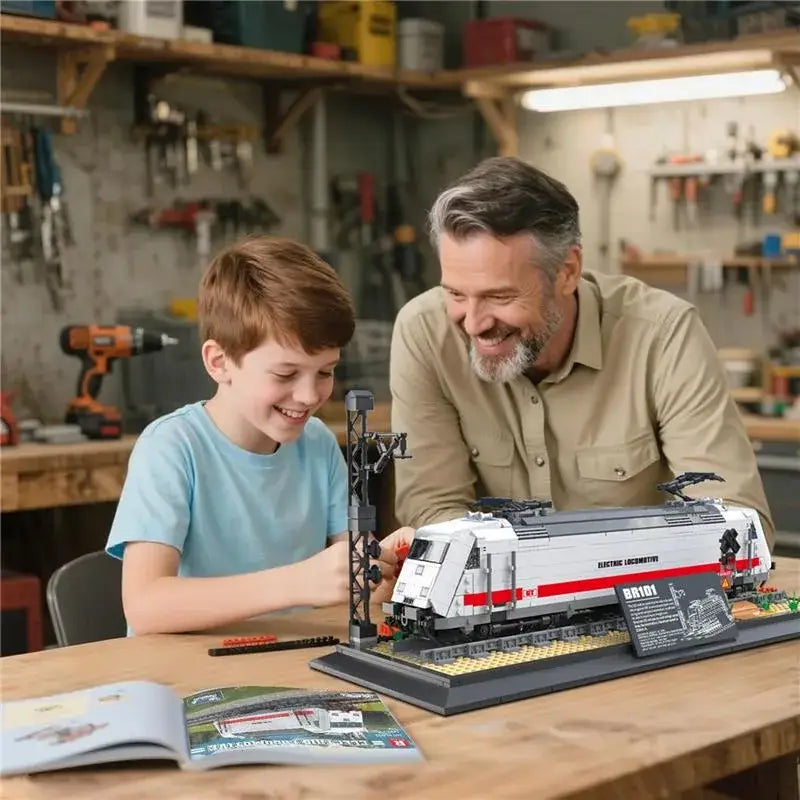 Reobrix 66802 Br101 E-Lok Eisenbahn Bausteine Bricks