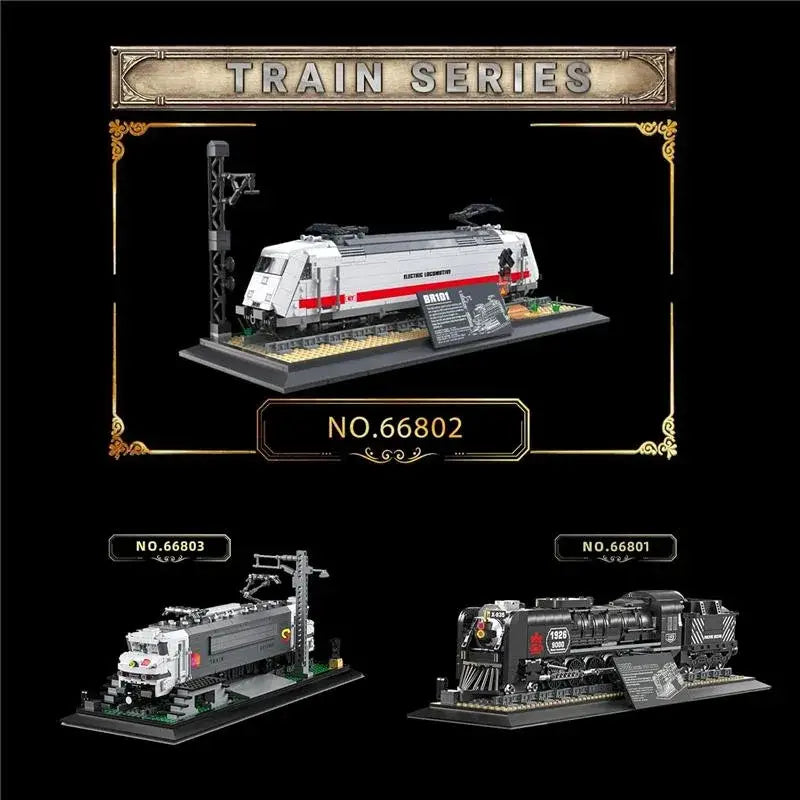 Reobrix 66802 Br101 E-Lok Eisenbahn Bausteine Bricks