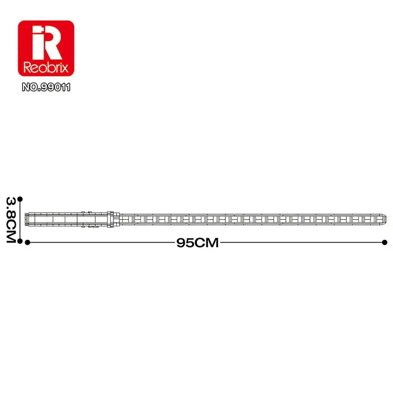 Reobrix 99011 Lichtschwert grün Bausteine NerdMania