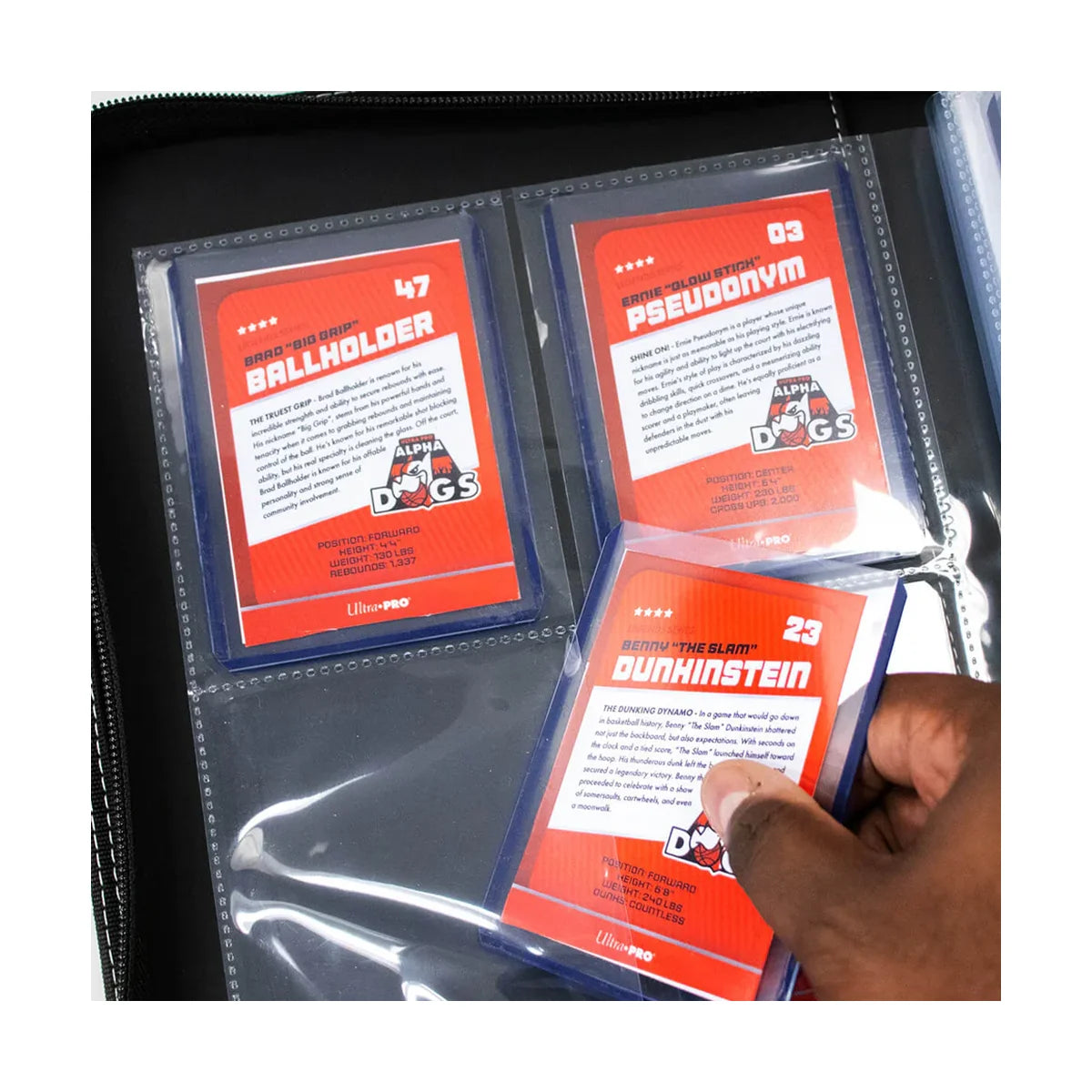 Ultra PRO 4-Pocket Toploader Zippered Premium PRO-Binder Sammelkartenzubehör NerdMania