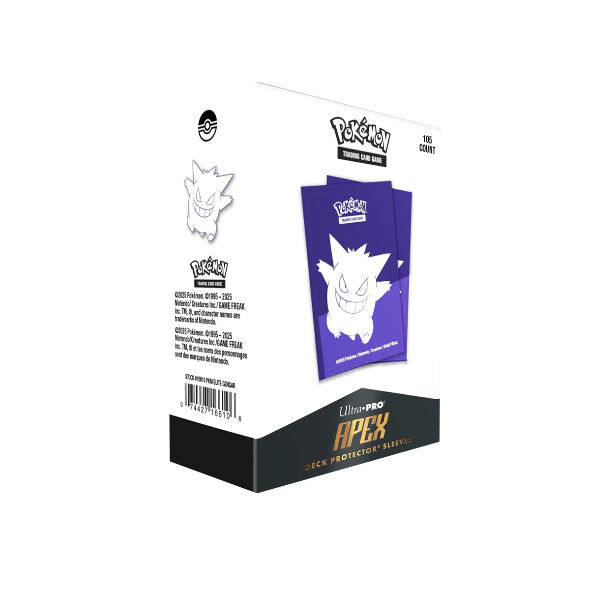 Ultra PRO Gengar 105ct APEX™ Deck Protector Sleeves Sammelkarten NerdMania