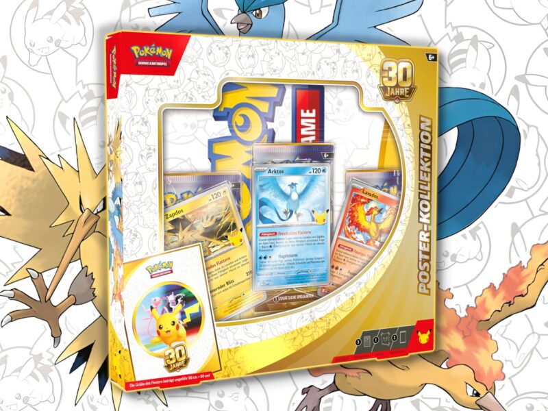 Pokémon 30 Jahre Poster Kollektion Deutsch Sammelkarten NerdMania