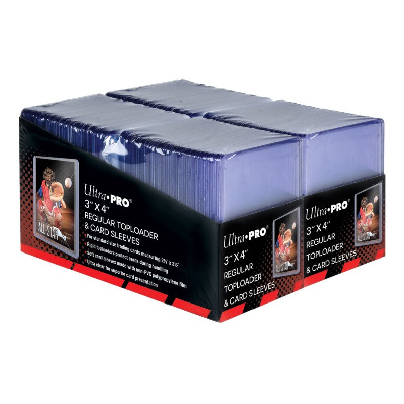Ultra PRO 3" x 4" Regular Toploaders & Penny Sleeves 200 Pcs Sammelkarten Zubehör NerdMania