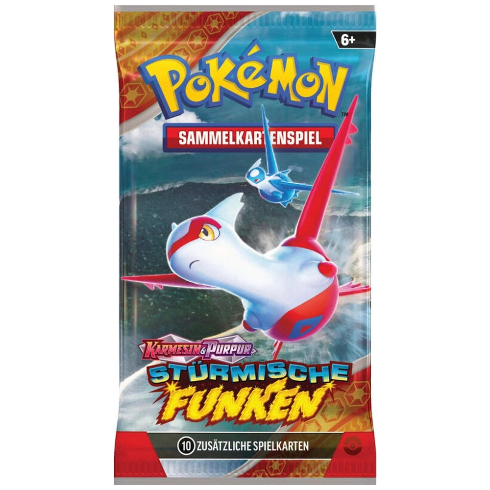 Pokémon Karmesin und Purpur Stürmische Funken Booster Pack Deutsch NerdMania