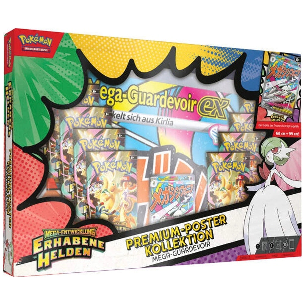 Pokémon Erhabene Helden Mega Guardevoir Premium Poster Collection Sammelkarten NerdMania