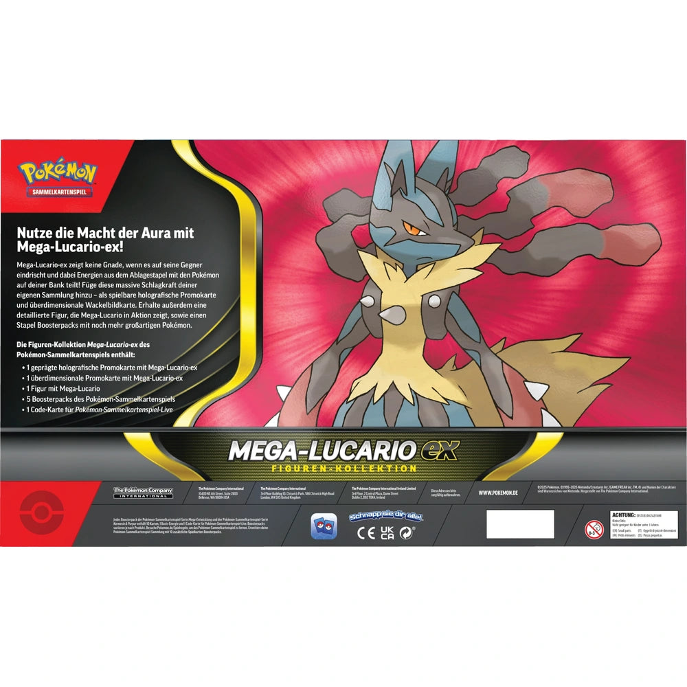 Pokémon Mega-Lucario Figuren-Kollektion Sammelkarten TCG NerdMania