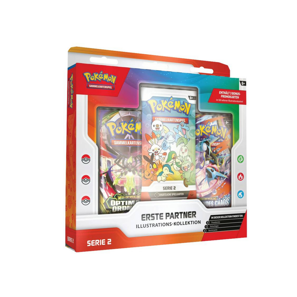 Pokémon Illustrations- Kollektion Erste Partner Serie 2 Deutsch Sammelkarten NerdMania
