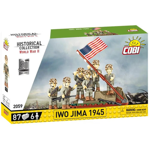 Cobi 2059 Hissen der Flagge auf Iwo Jima Minifiguren WWII Klemmbausteine NerdMania