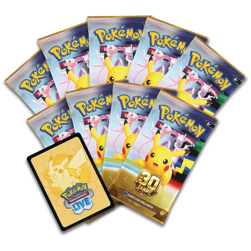 Pokémon 30 Jahre Booster Pack Deutsch Sammelkarten TCG NerdMania