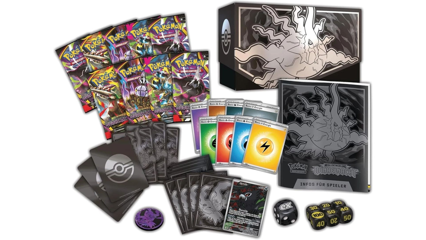 Pokémon Mega-Entwicklung Dunkelnacht Top Trainer Box ME05 Deutsch Sammelkarten NerdMania