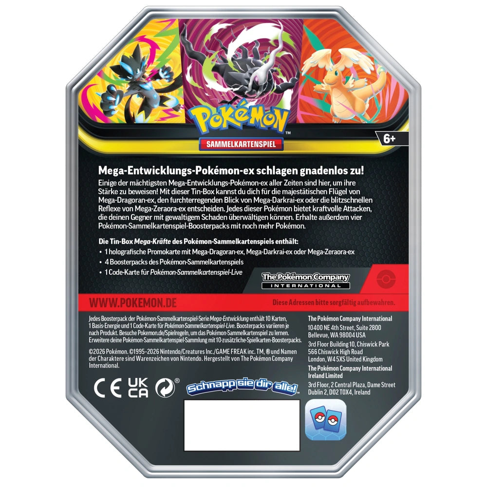Pokémon Tin-Box Mega-Dragoran-ex Deutsch Sammelkarten NerdMania