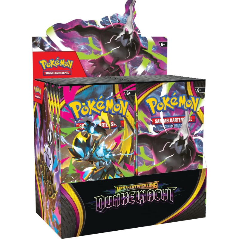 Pokémon ME05 Mega-Entwicklung Dunkelnacht Booster Deutsch Sammelkarten NerdMania