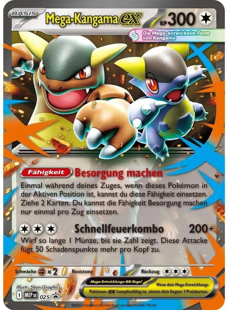 Pokémon Mega Kangama-ex Kollektion Deutsch Sammelkarten NerdMania